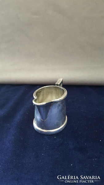 Antique Hermann silver-plated spout marked, numbered 00, with emblem