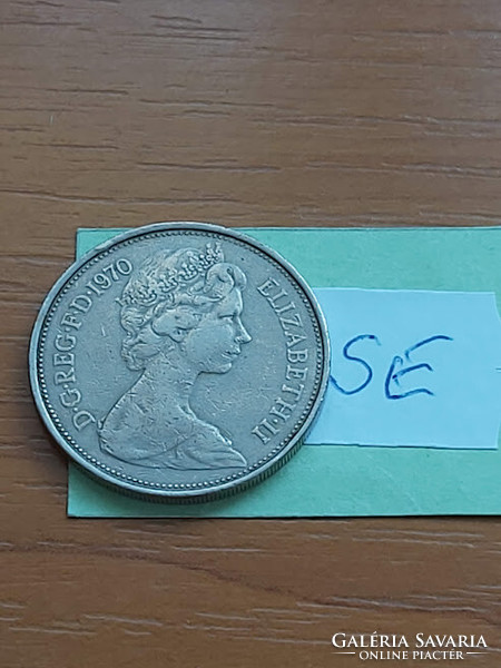 English England 10 new pence 1970 queen elizabeth, copper-nickel se