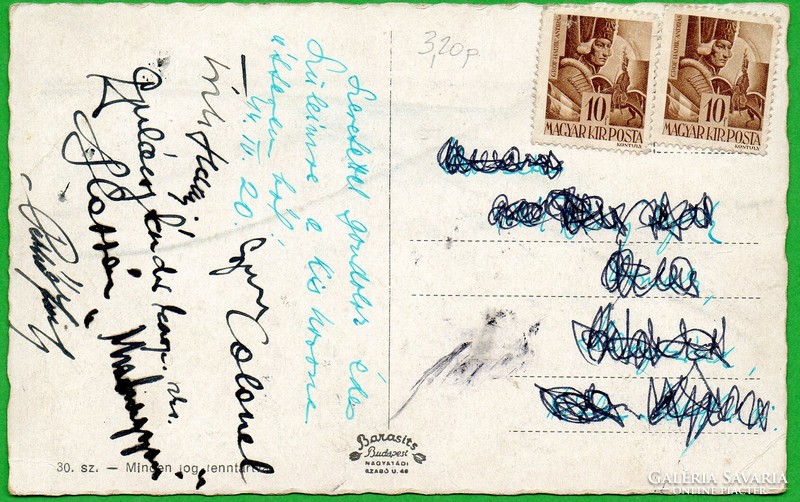 C - 065 Futott magyar képeslap   Nyíregyháza 1944 (Barasits fotó)