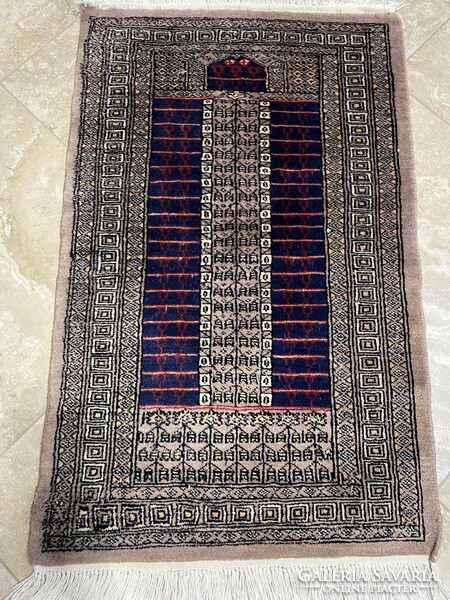 Pakistan bokhara 3ply carpet 100x60 cm