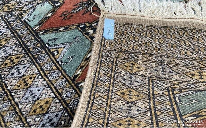 Pakistan bokhara 2ply carpet 105x62cm