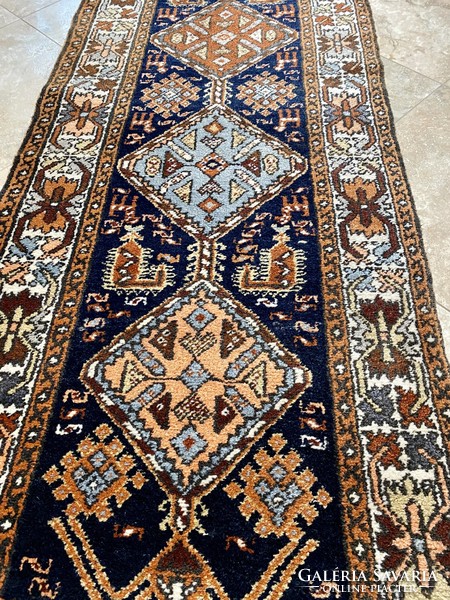 Hamadan Iranian Persian carpet 390x80cm