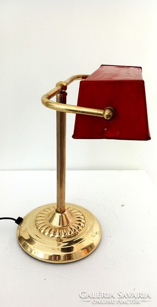 Old bank lamp table copper negotiable