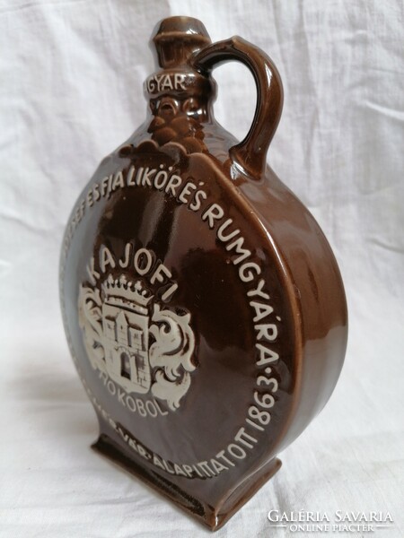 Zsolnay porcelain water bottle.