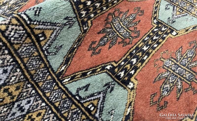 Pakistan bokhara 2ply carpet 105x62cm