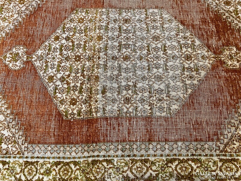 Kasmiri Vintage selyemszőnyeg 96x64cm