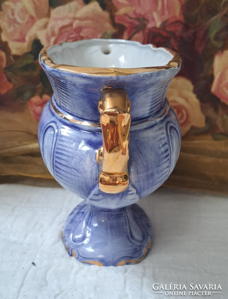 Italian scenic ceramic Caspova vase