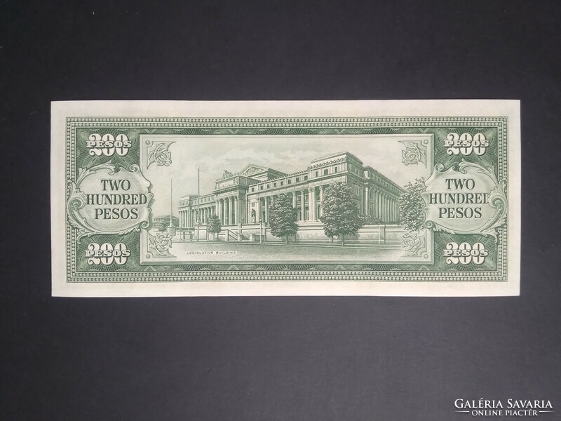 Fülöp-szigetek 200 Pesos 1949 Unc