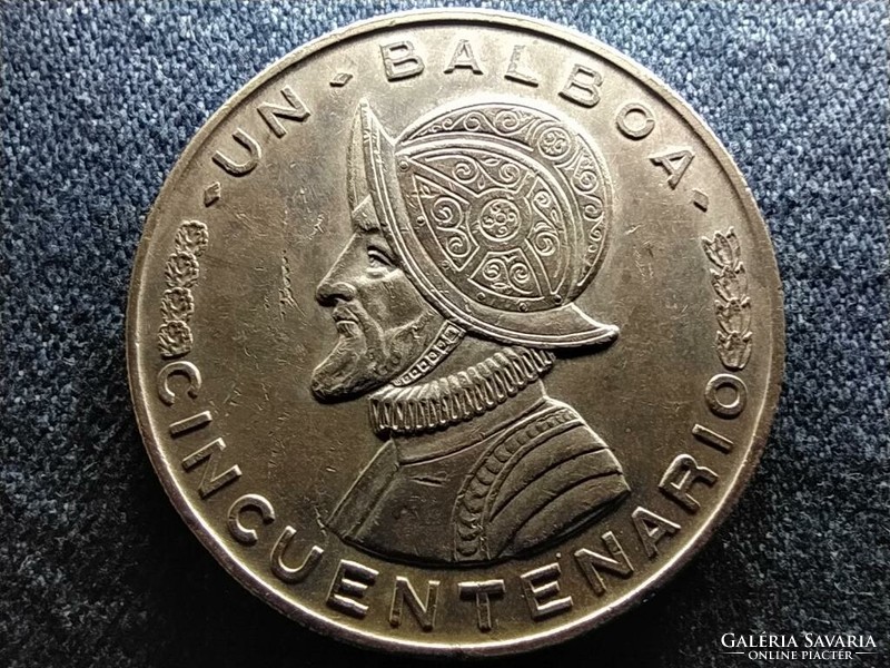 Panama 50 éves a Panamai Köztársaság .900 ezüst 1 Balboa 1953 (id61566)