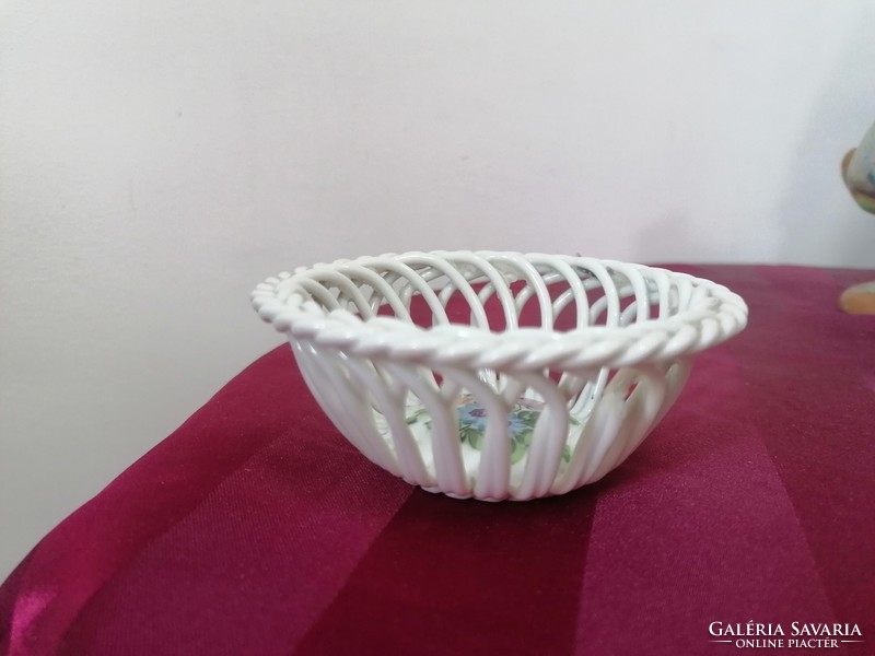 Herend wicker small bowl, damaged