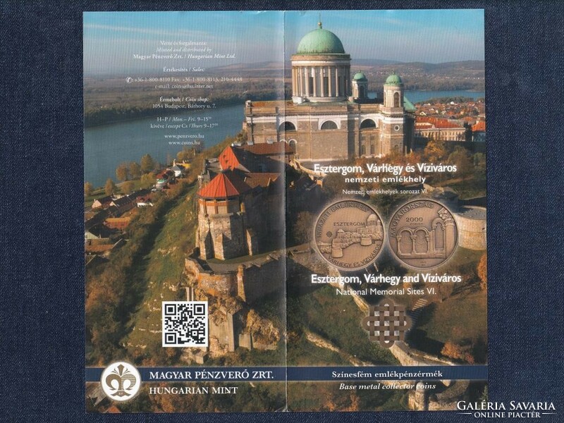 Esztergom, castle hill and water city national monument HUF 2000 2019 brochure (id78020)