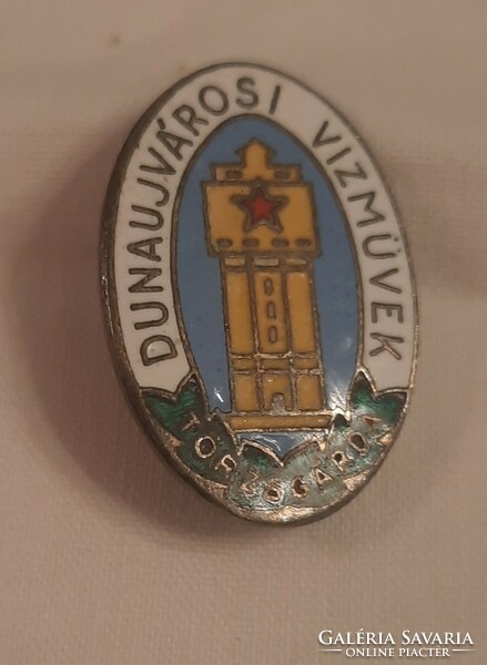 Dunaújváros Waterworks Staff Guard Badge