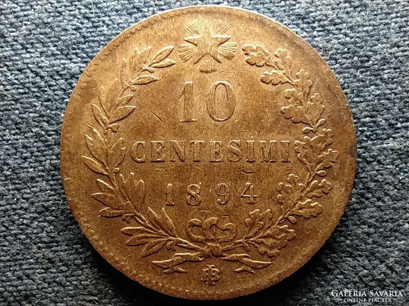 Olaszország I. Umbertó (1878-1900) 10 Centesimi 1894 BI (id52245)