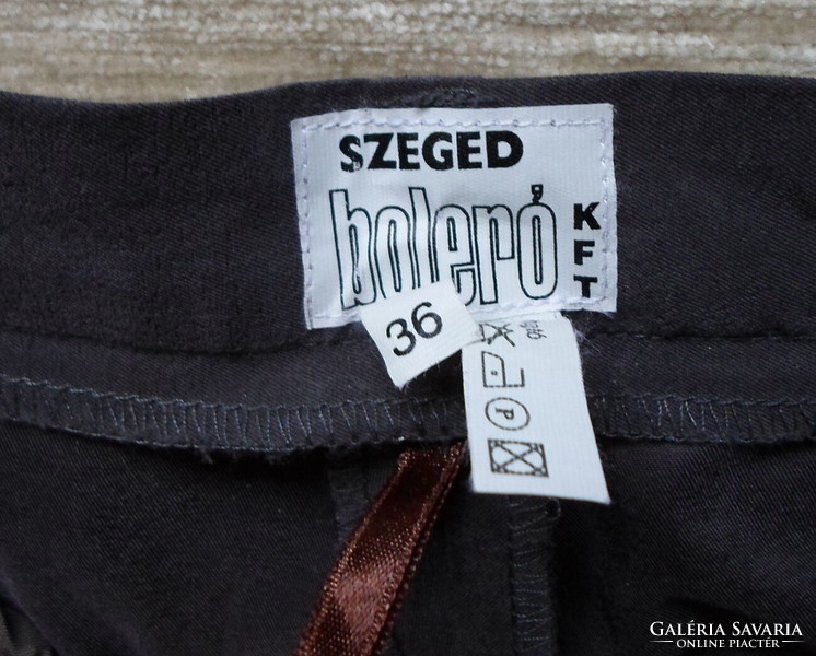 Retro, women's pants: bolero, gray