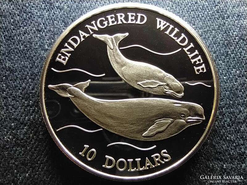 Niue Whales .925 Silver $ 10 1992 (id62247)