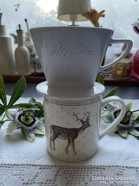 Melitta kisebb méretű porcelán kávé filter