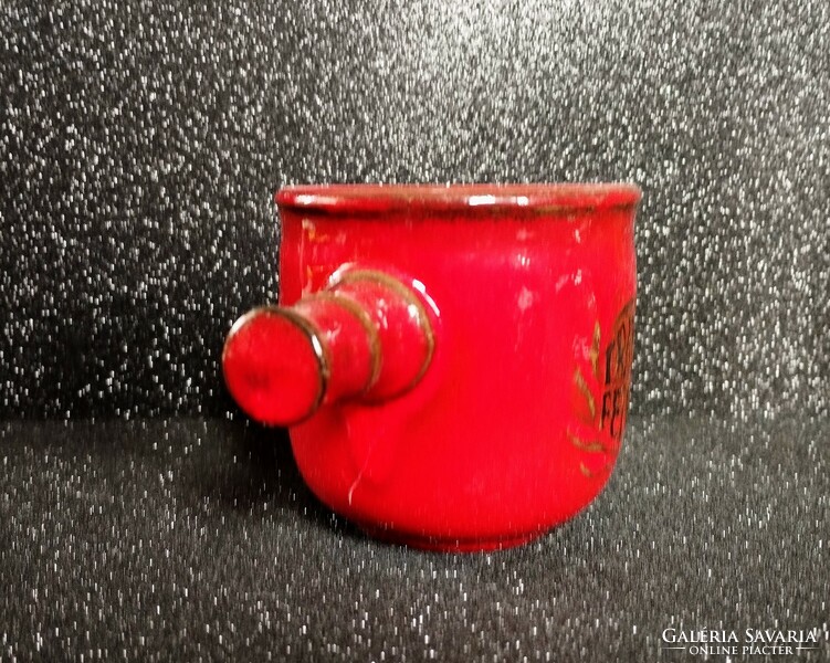West German traum feuer ceramic spiced rum mug