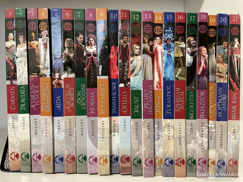 World famous operas, complete series (1-21)