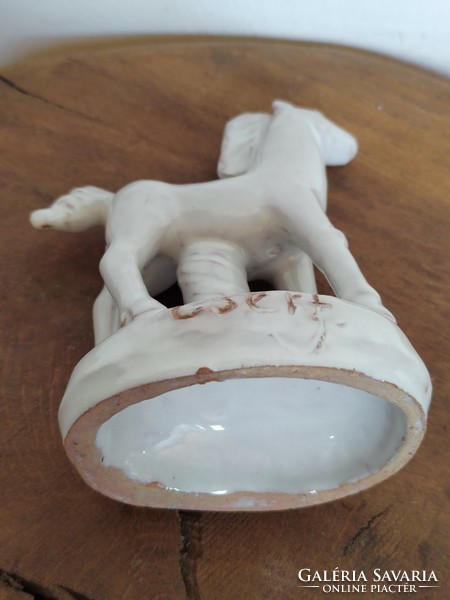 Cser Jolán applied art ceramic horse foal figure