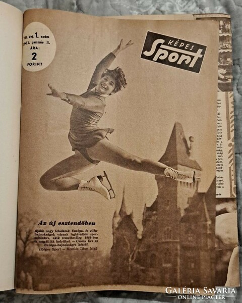 Képes Sport 1958  . január 1 - -- December 31. egybekötve.