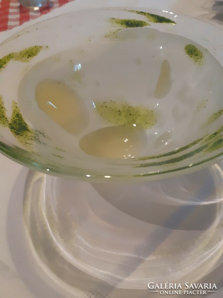 Art deco glass bowl