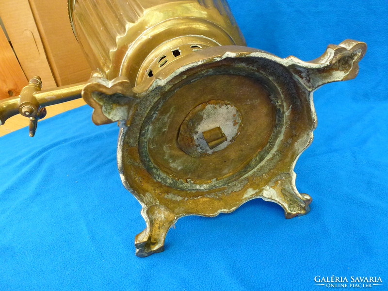 Antique Soviet charcoal copper samovar for sale