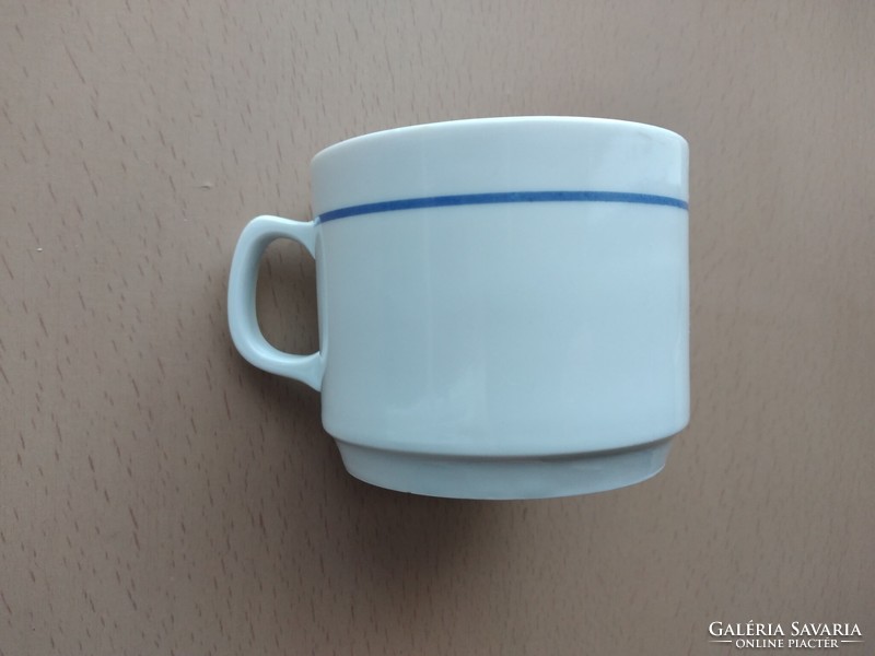 Zsolnay blue striped mug