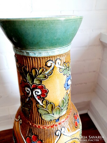 ﻿Hidi jelzéssel hatalmas váza, jelzett, 58 cm.