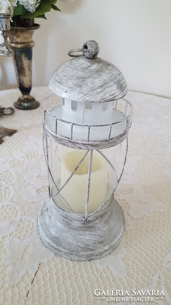 Lighthouse-shaped LED candle holder, candle holder