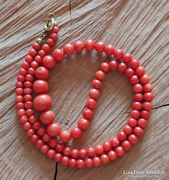 Beautiful red noble coral necklaces