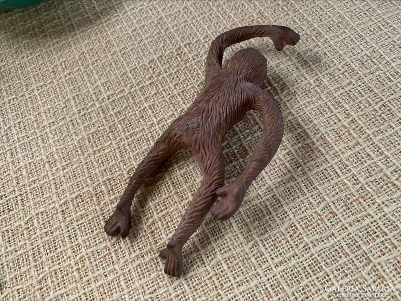 Retro gumi King Kong orangután, trafikárú, 19 cm.