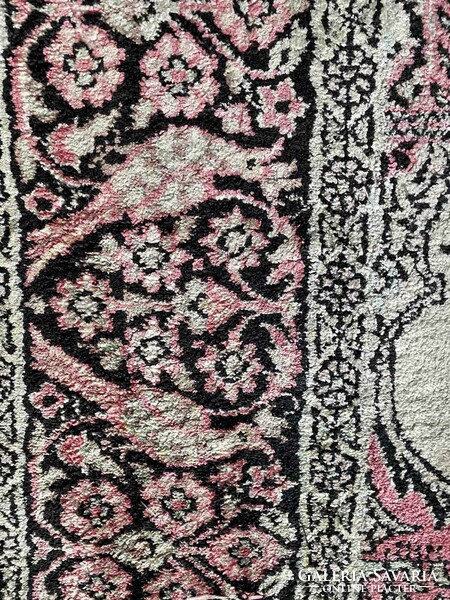 Cashmere 100% silk carpet 200x120cm