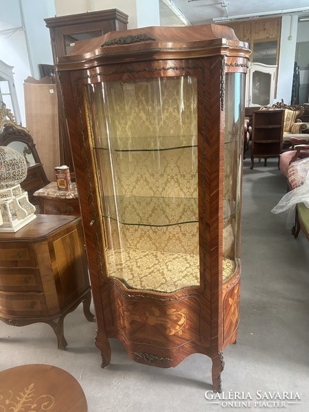 Copper-beaten antique display case