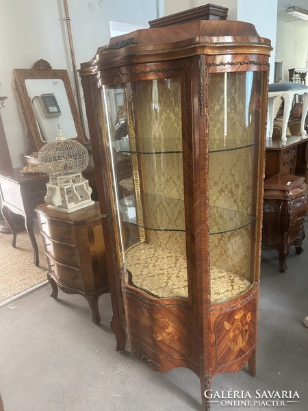 Copper-beaten antique display case
