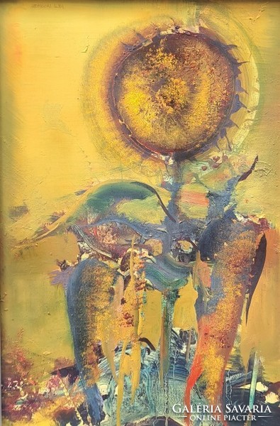 László Zombori (1937-): sunflowers, picture gallery