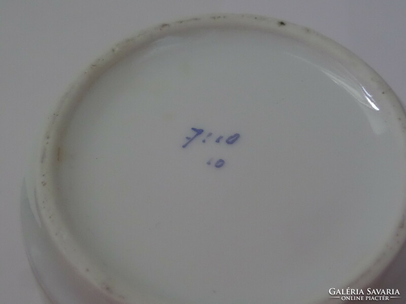 Antique, old Victorian porcelain jug with spout