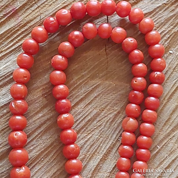 Beautiful red noble coral necklaces
