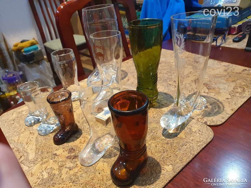 Glass beer boots from 0.5dl to 0.5 liters are flawless. For beer and brandy. Creative decoration :)