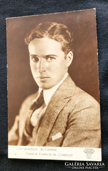 Approx. 1918 Charlie chaplin dit charlot - les vedettes de cinema contemporary and original photo sheet