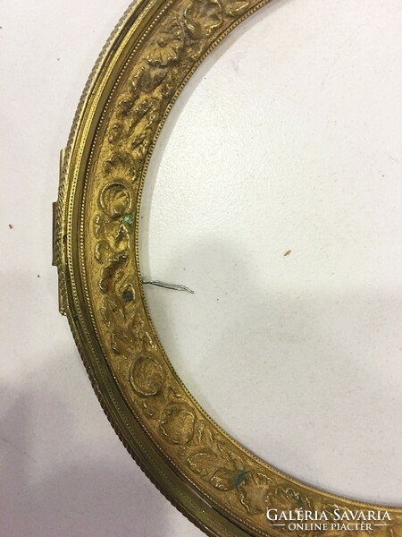 Bronze dial and door ring for Empire, Biedermeier table or frame clocks /from clock heritage/