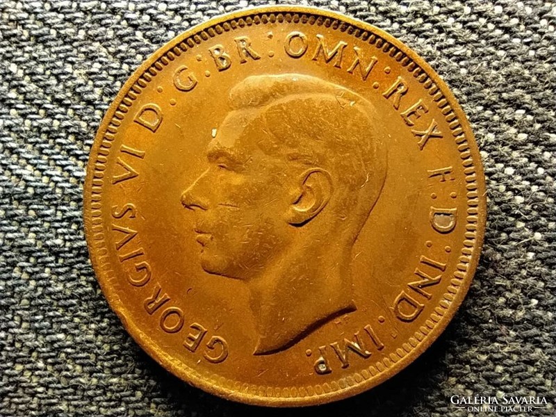 Ausztrália VI. György (1936-1952) 1/2 Penny 1939 (id49230)