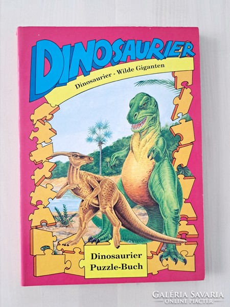 Dinosaurier - puzzle book in German with dinosaurs