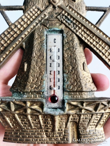 Antik réz hőmérő