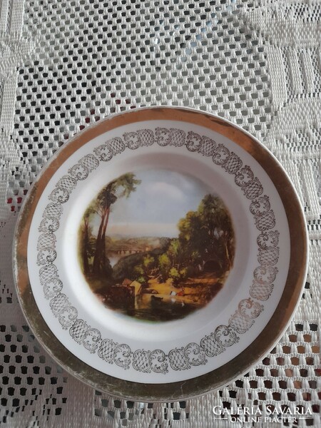 English porcelain decorative plate