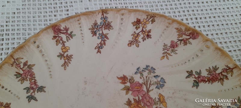 2 sarreguemines cake plates