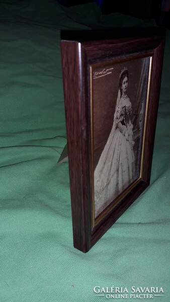 Old sissy - Elsabeth - Queen Elisabeth of Wittelsbach picture in frame 15 x 11 cm according to the pictures