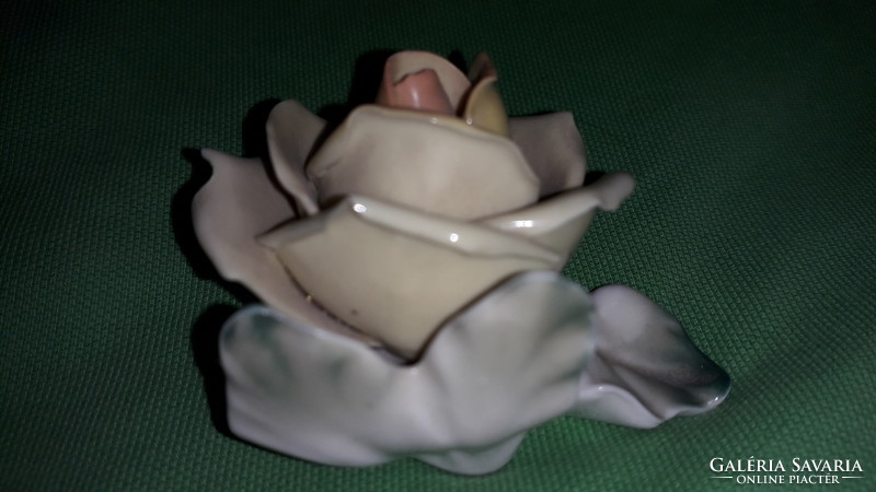 Antique karl ens volkstedt - rare yellow rose porcelain figure 7 x 4 x 4 cm according to the pictures