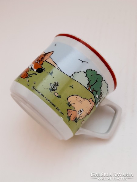 Zsolnay vukos mug, vuk