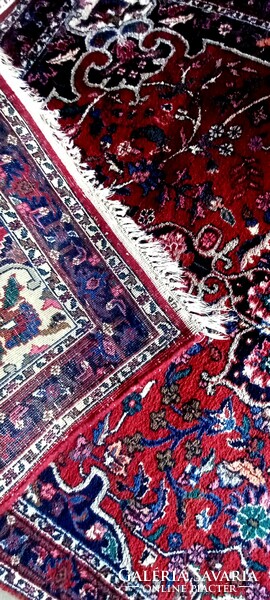 Hand-knotted Iranian Keshan Persian carpet is negotiable