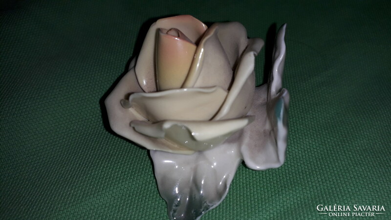 Antique karl ens volkstedt - rare yellow rose porcelain figure 7 x 4 x 4 cm according to the pictures